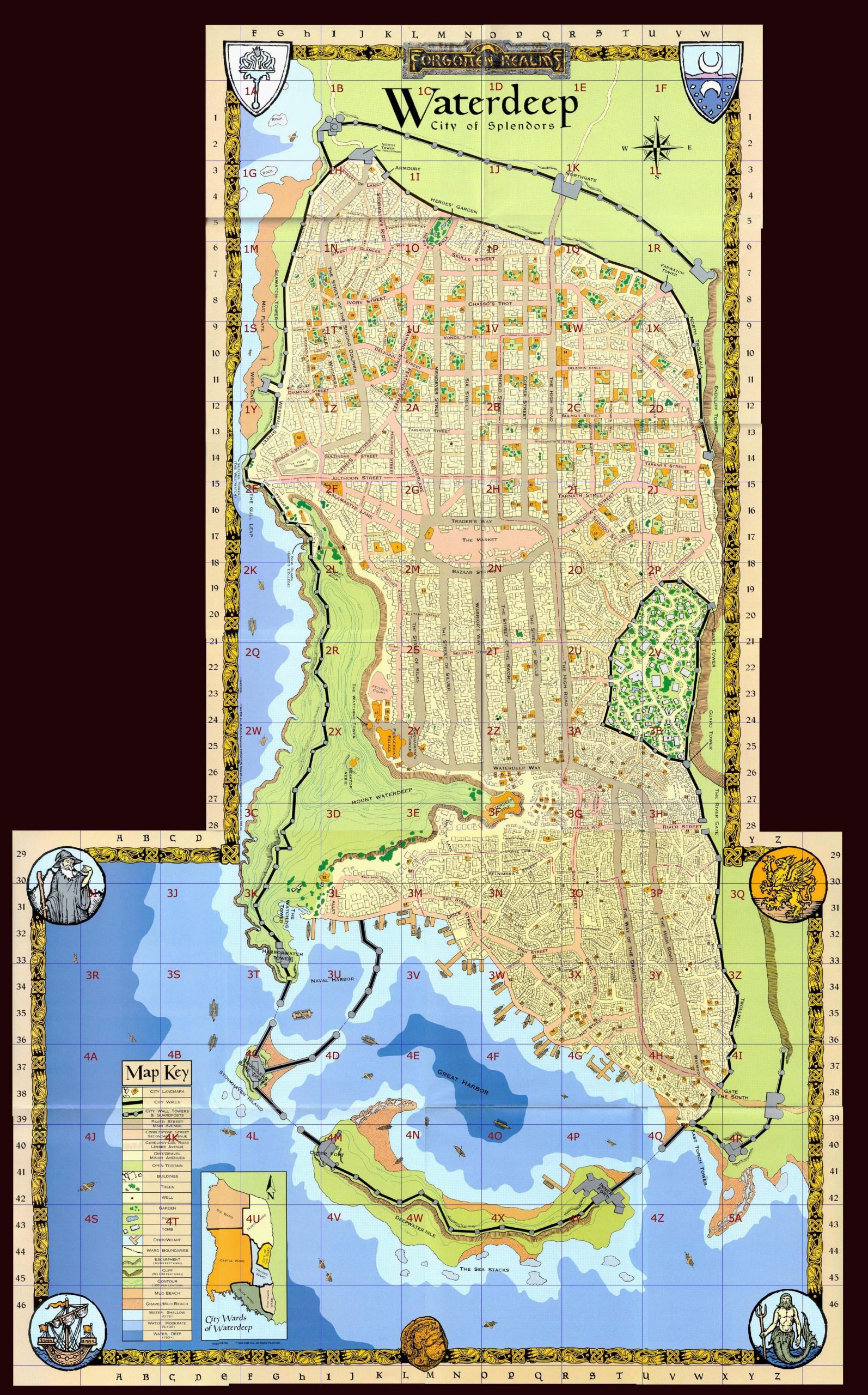 Does Anyone Have A Good Printable Map Of Waterdeep DnD