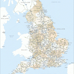 England Political Map Royalty Free Editable Vector Map