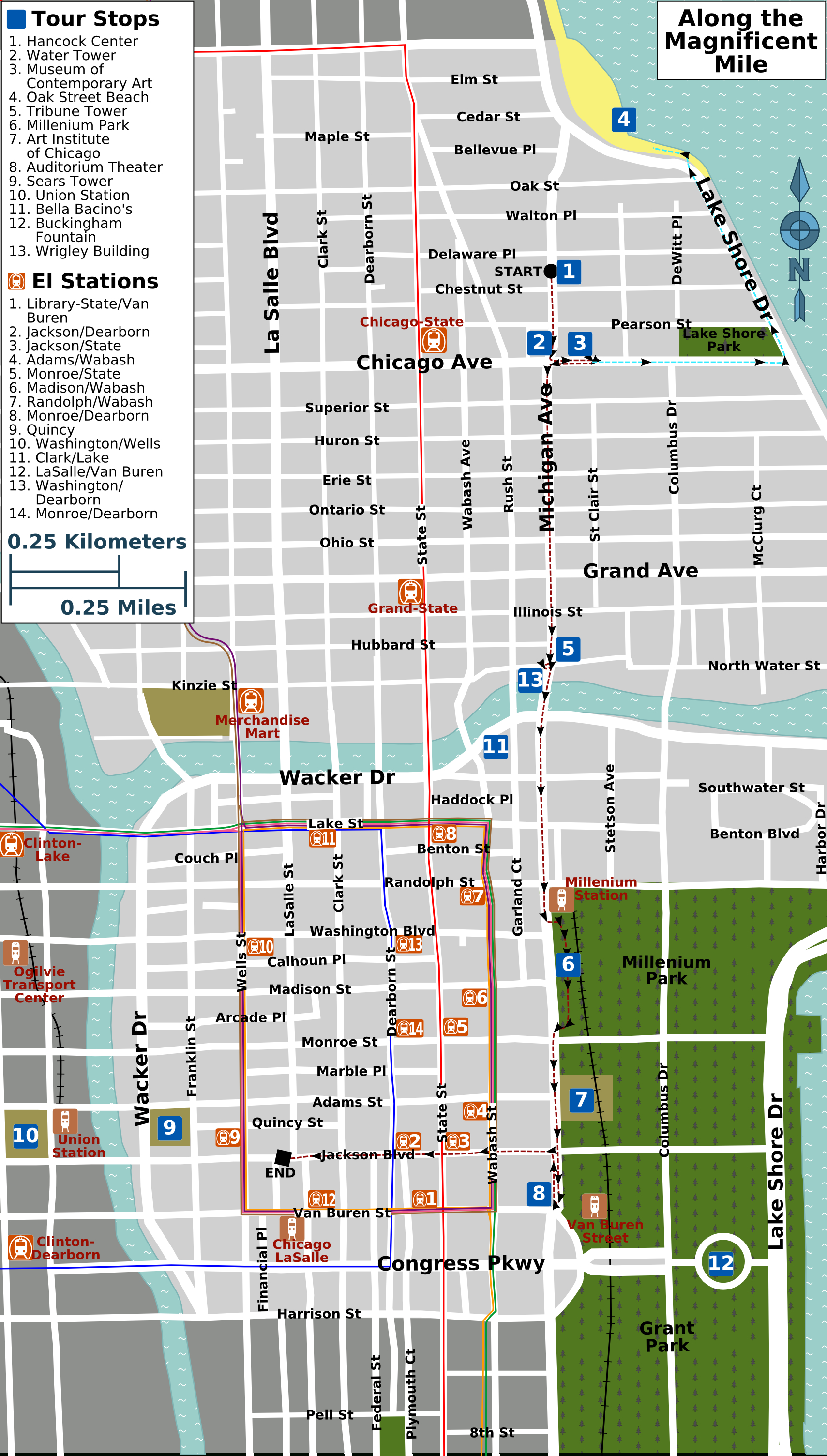 File along The Magnificent Mile Map Wikimedia Commons 