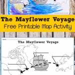 Free Mayflower Voyage Map Activity Free Homeschool Deals