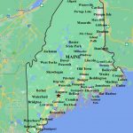 Free Printable Maine Map Collection And Other US State And