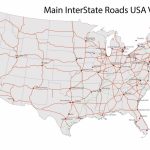 Free Printable Us Highway Map Usa Road Map Best Of