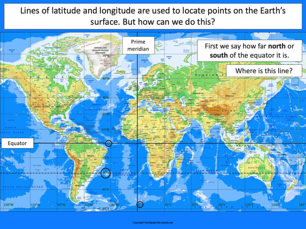 Free Printable World Map With Latitude And Longitude Free Printable World Map With Latitude And Longitude