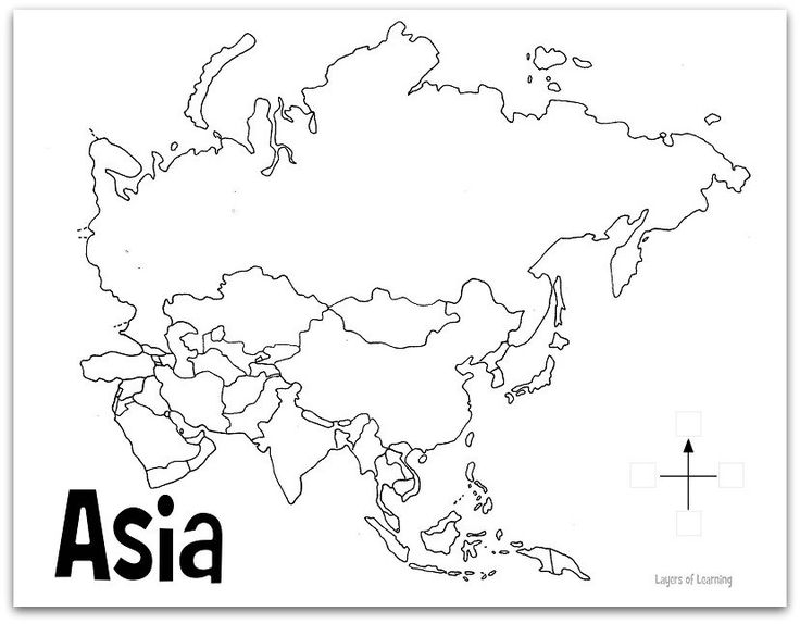 Free Printables Layers Of Learning Asia Map Asian 