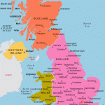 Free United Kingdom Political Map Political Map Of