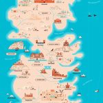 Game Of Thrones Map Illustration On Behance Game Of
