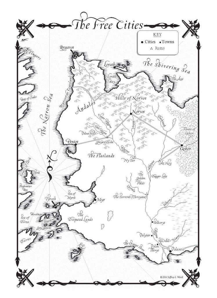 Game Of Thrones Printable Map Printable Maps