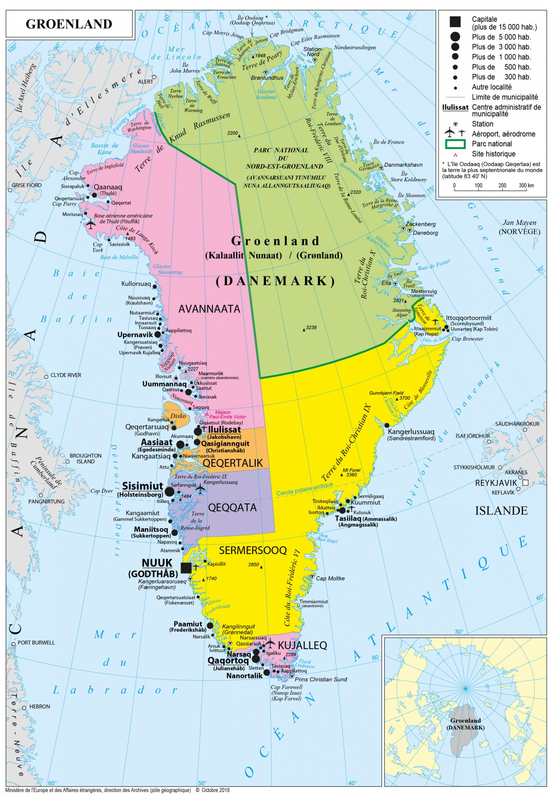 Geopolitical Map Of Greenland Greenland Maps Worldmaps info