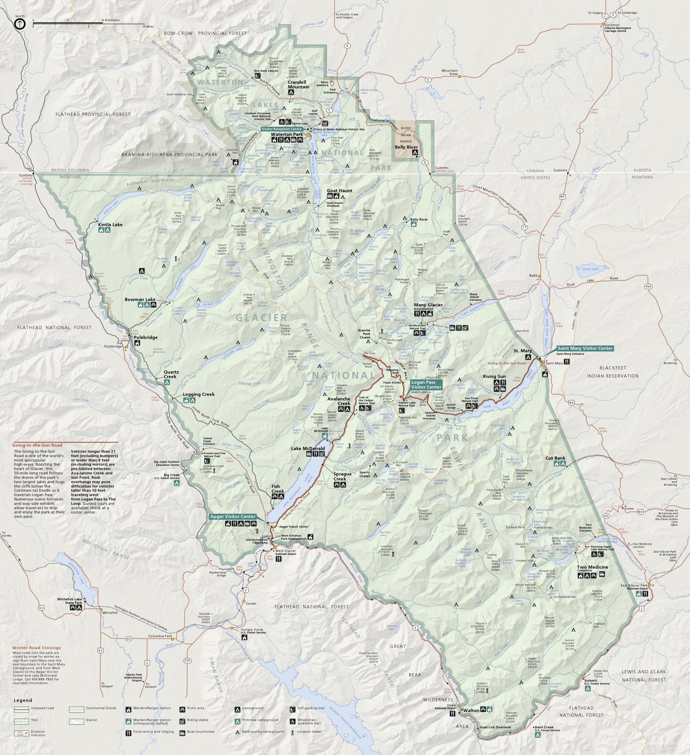 Glacier Maps NPMaps Just Free Maps Period Glacier Maps NPMaps Just Free Maps Period