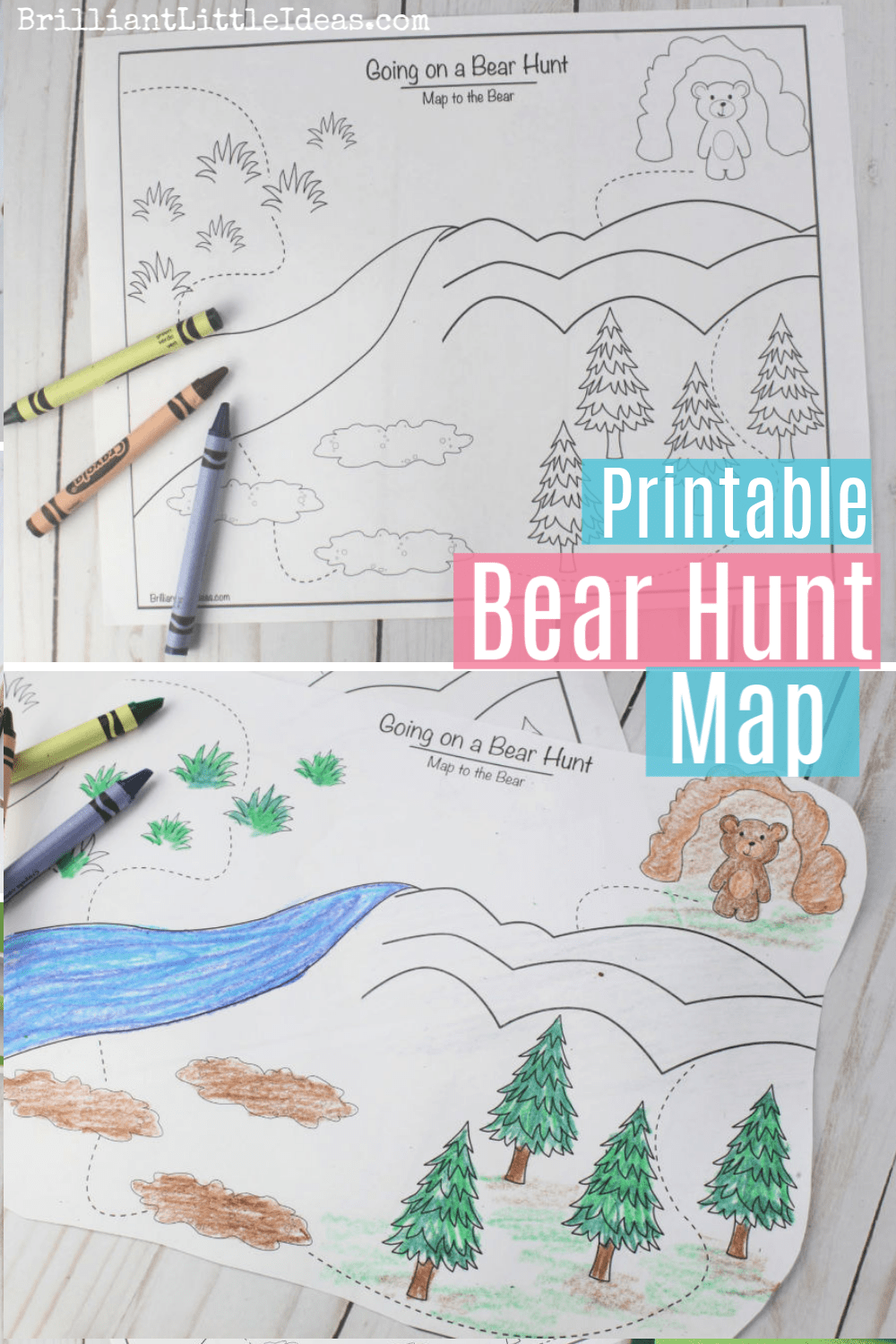 Going On A Bear Hunt Printable Map Brilliant Little Ideas