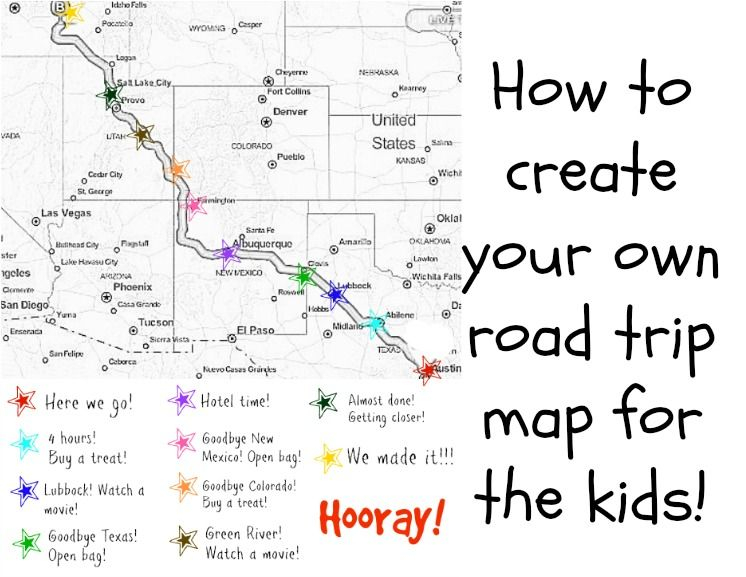 How To Create Your Own Road Trip Map Road Trip Fun 