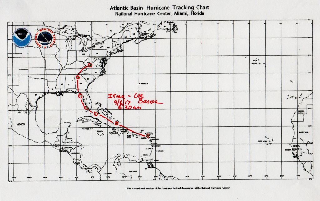 How To Use A Hurricane Tracking Chart Printable 