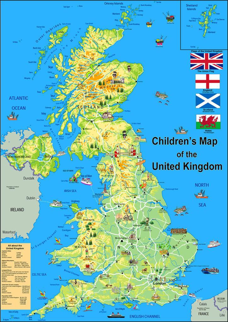 I Love Maps On Twitter This Children s Map Of The UK Is