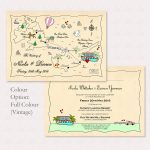 Illustrated Map Party Or Wedding Invitation By Cute Maps