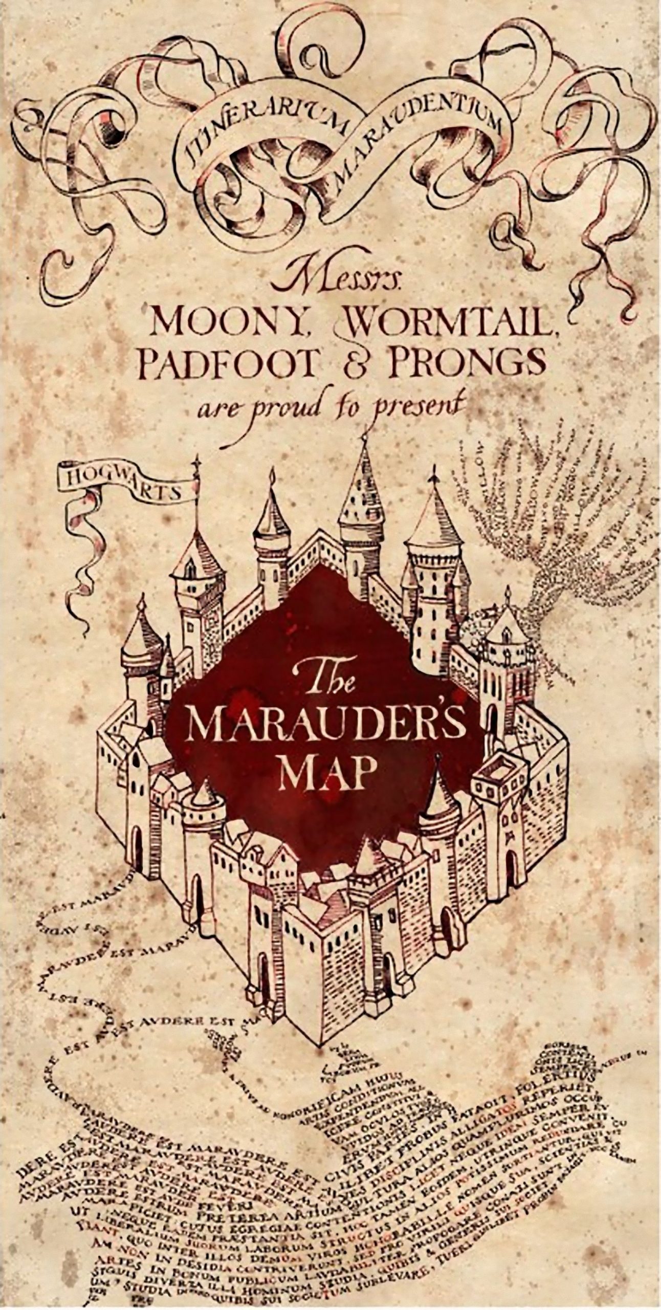 Images For Harry Potter Marauders Map Printout Harry 