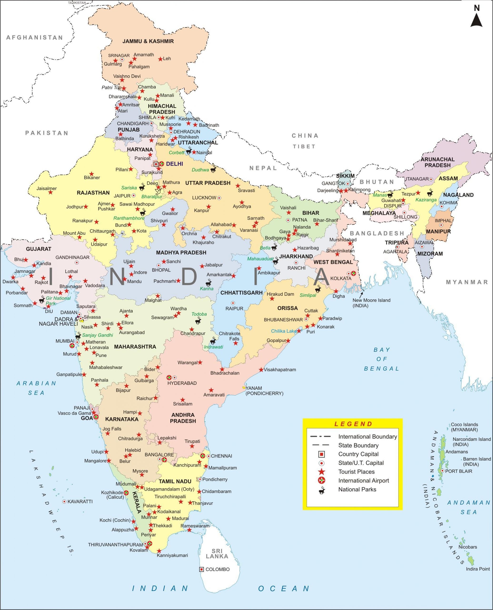 India city map Creative Travel I A Family Story Since 1977