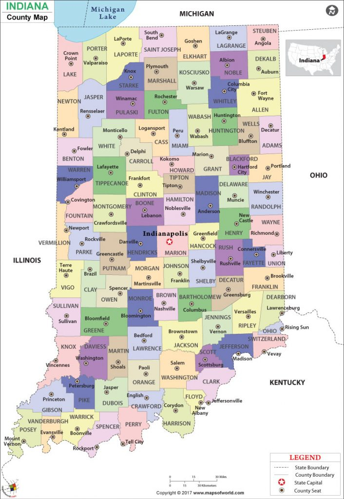 Indiana County Map Indiana Counties In Indiana County 