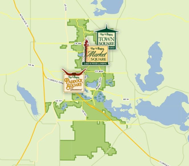 Interactive Map Of The Villages Florida The Villages 