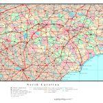 Laminated Map Large Detailed Administrative Map Of North