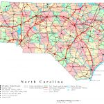 Laminated Map Printable Political Map Of North Carolina