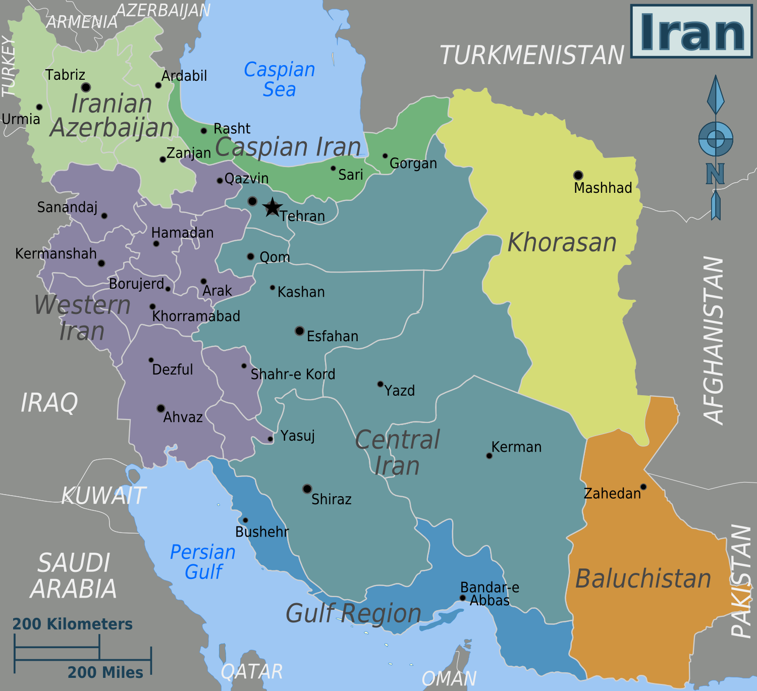 Landkarte Iran Regionen Weltkarte Karten Und Landkarte Iran Regionen Weltkarte Karten Und