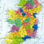 Large Administrative Map Of Ireland With Major Cities