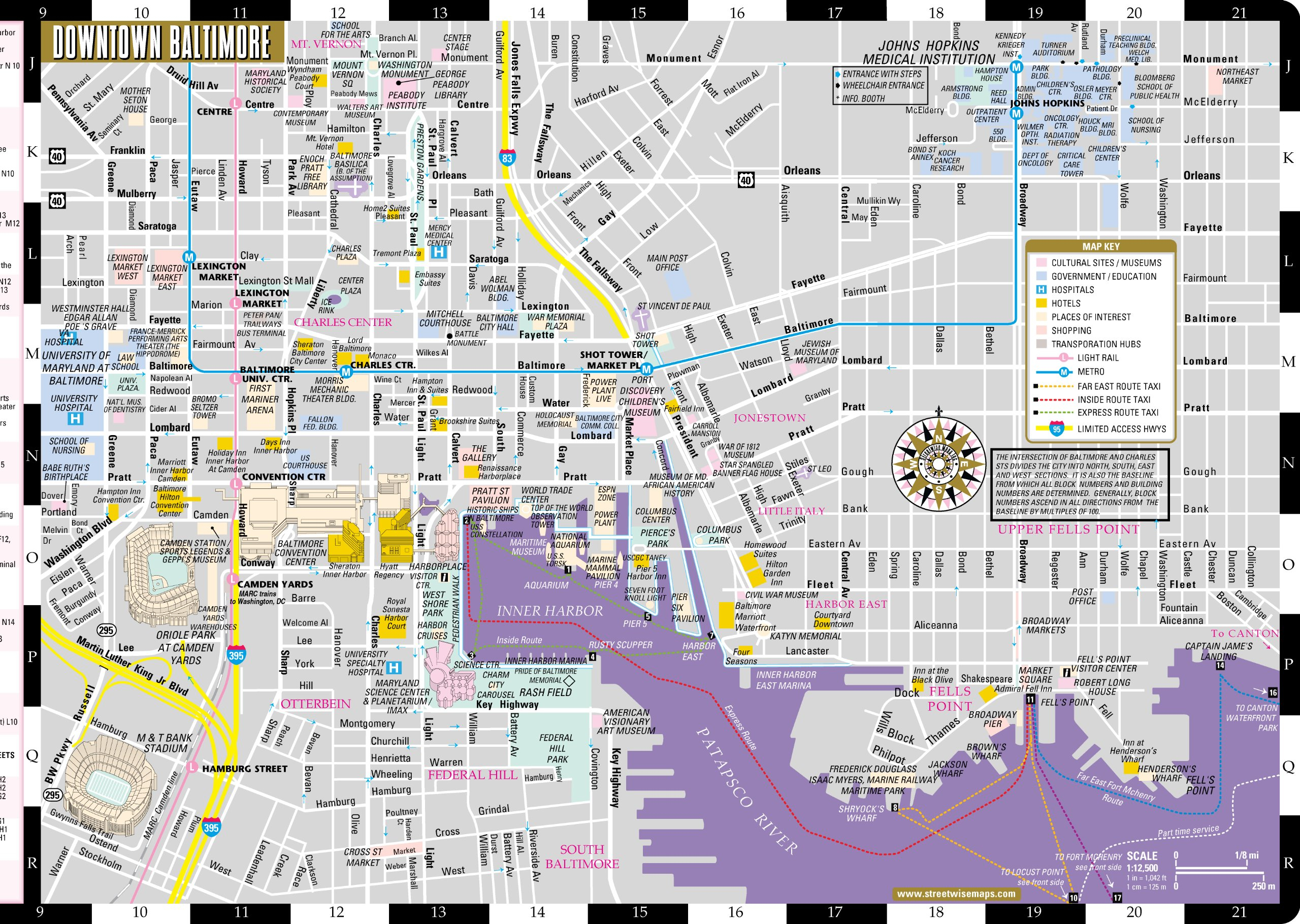Large Baltimore Maps For Free Download And Print High 
