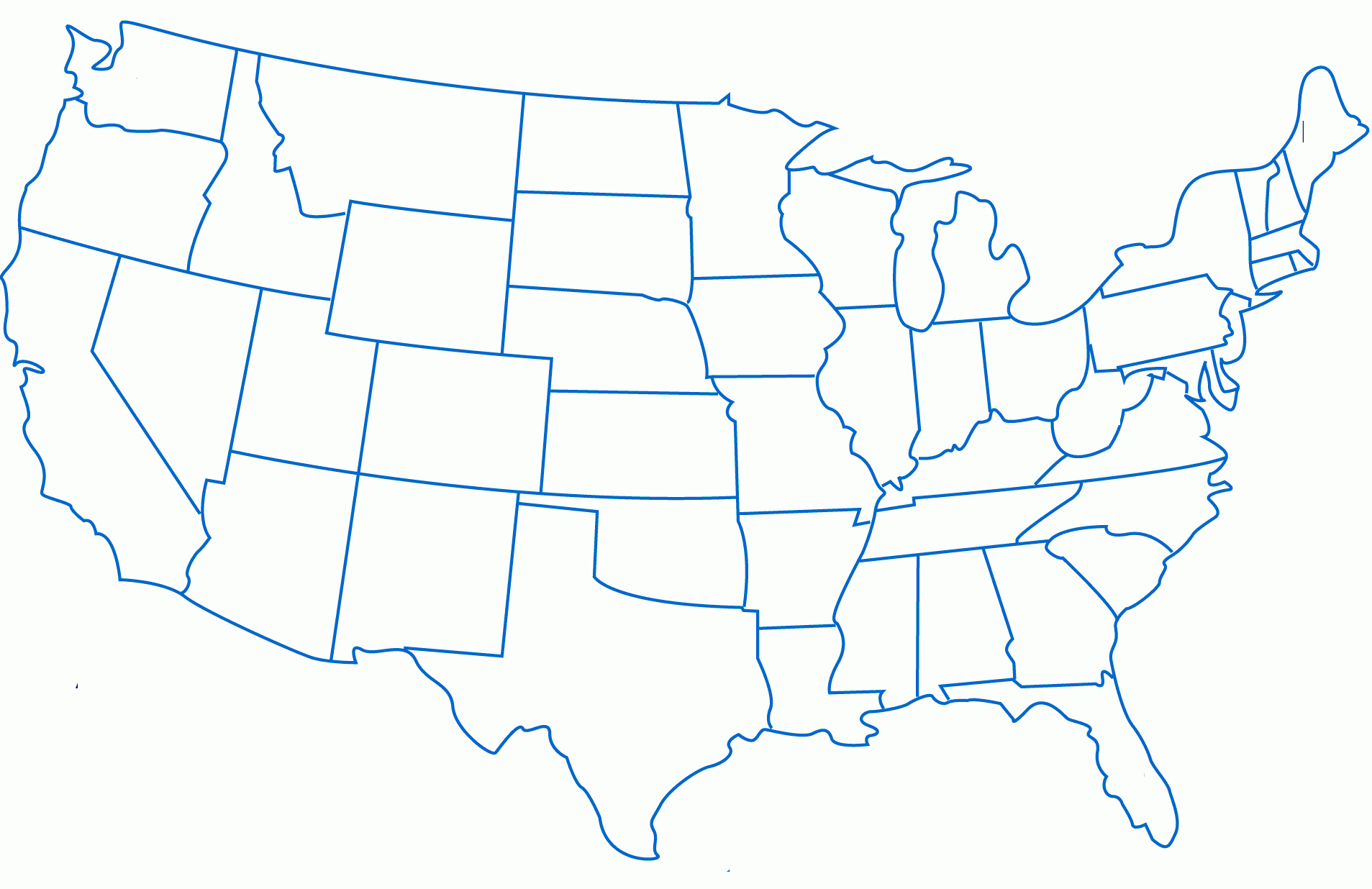 Large Blank Us Map Worksheet Printable ClipArt Best Large Blank Us Map Worksheet Printable ClipArt Best