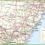 Large Detailed Map Of New South Wales With Cities And Towns