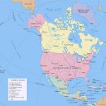 Large Detailed Political Map Of North America With