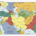 Large Detailed Political Map Of Southwest Asia With