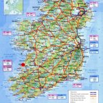 Large Detailed Road Map Of Ireland With Cities Airports