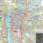 Large Detailed Road Map With All The Sights Of Prague City