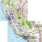 Large Detailed Roads And Highways Map Of California State