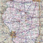 Large Detailed Roads And Highways Map Of Illinois State