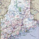 Large Detailed Roads And Highways Map Of Maine State With