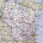 Large Detailed Roads And Highways Map Of Wisconsin State