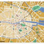 Large Detailed Tourist Map Of Dublin City Center Dublin
