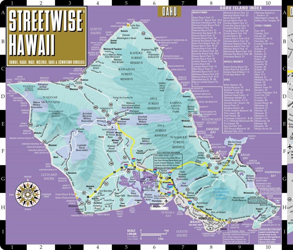 Large Oahu Island Maps For Free Download And Print High 