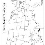 Large Printable Outline Map Of The United States