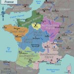 Large Regions Map Of France France Europe Mapsland