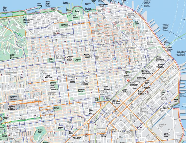 Large San Francisco Maps For Free Download And Print