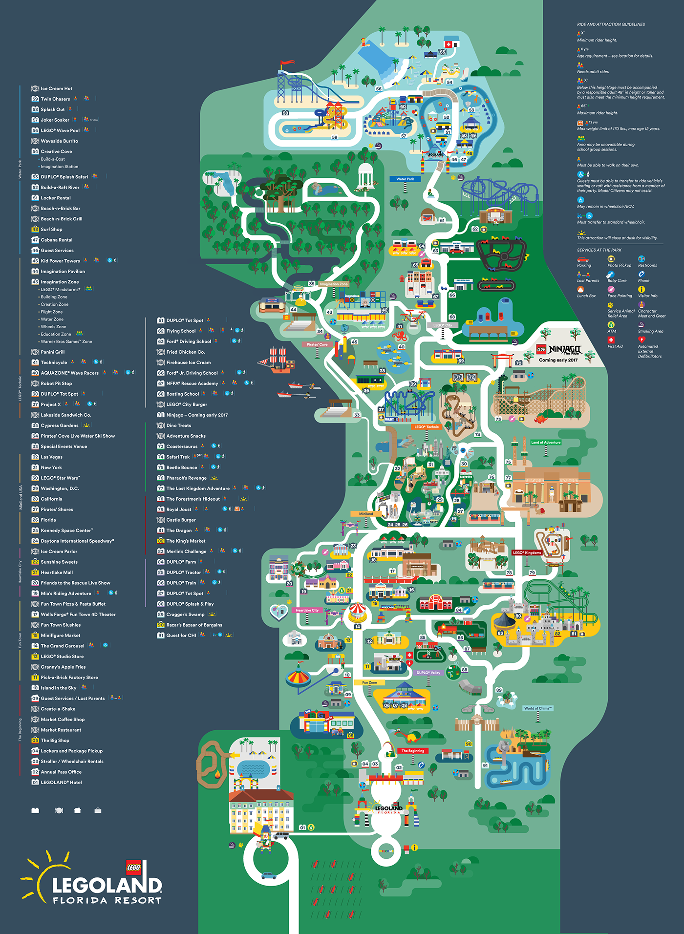 Legoland Florida Map CVLN RP Legoland Florida Map CVLN RP