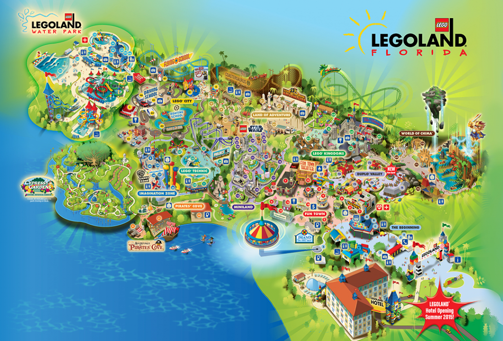 Legoland Map Florida Free Printable Maps