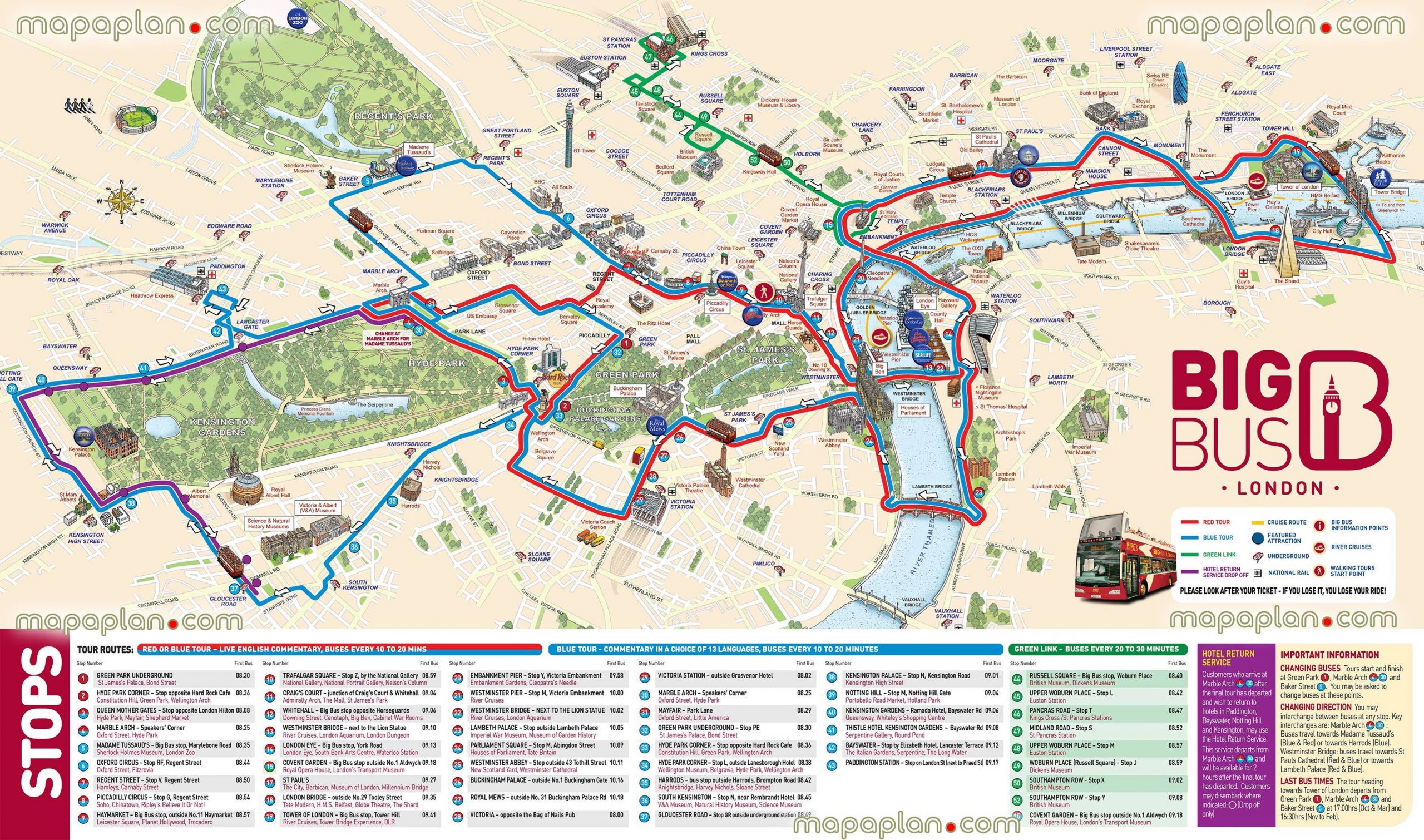 London Map London City Map Tourist Attraction