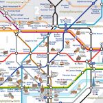 London Map Tube With Attractions Underground Throughout