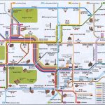 London Tube Map With Attractions Pdf Printable Map Of