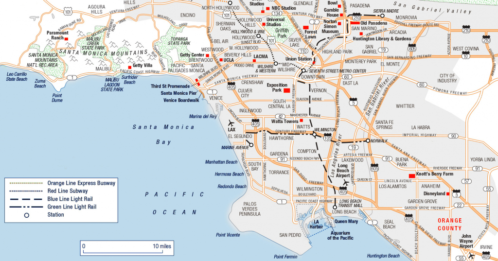 Los Angeles Freeway Map Printable Printable Maps