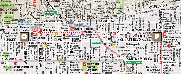 Los Angeles Street Map 27273 Vandam
