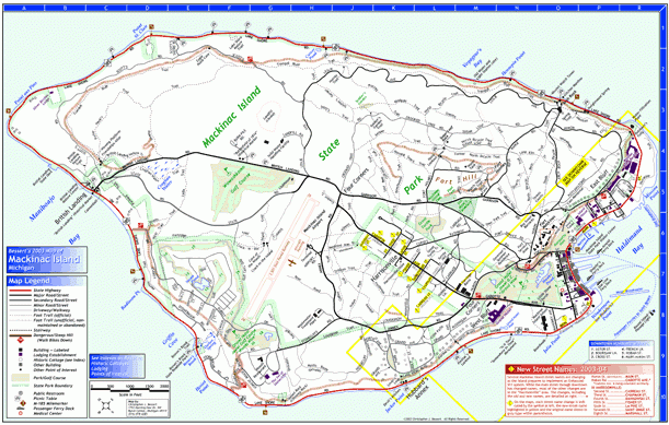 Mackinac Island Map